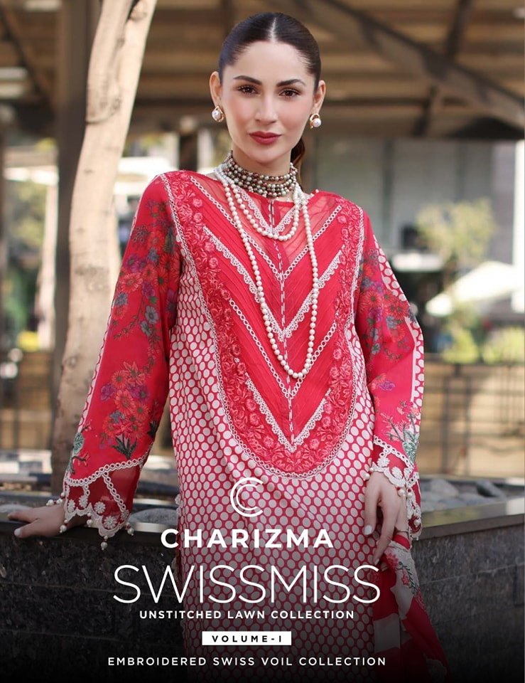 CHARIZMA SwissMiss Volume 1 Unstitched Collection 25
