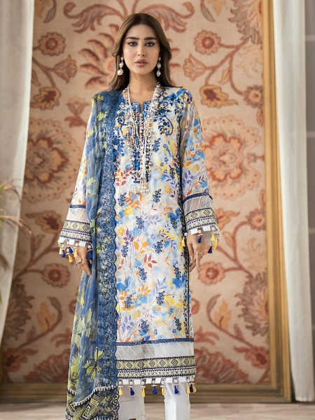 Alzohaib By Sunshine SBE-23-06 Bloom Embroidered Cutwork Edition 2023