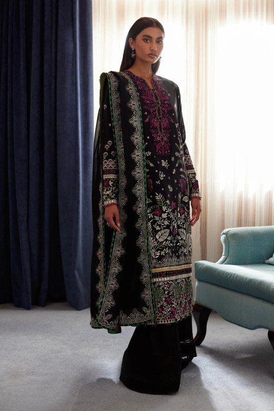 ELAN Embroidered Luxury Lawn Unstitched | SHELAI6622