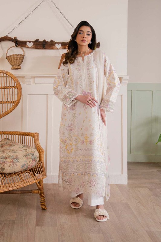 Neeshay Summer Lines Unstitched Lawn Exclusive Collection | BLOOM THEORY