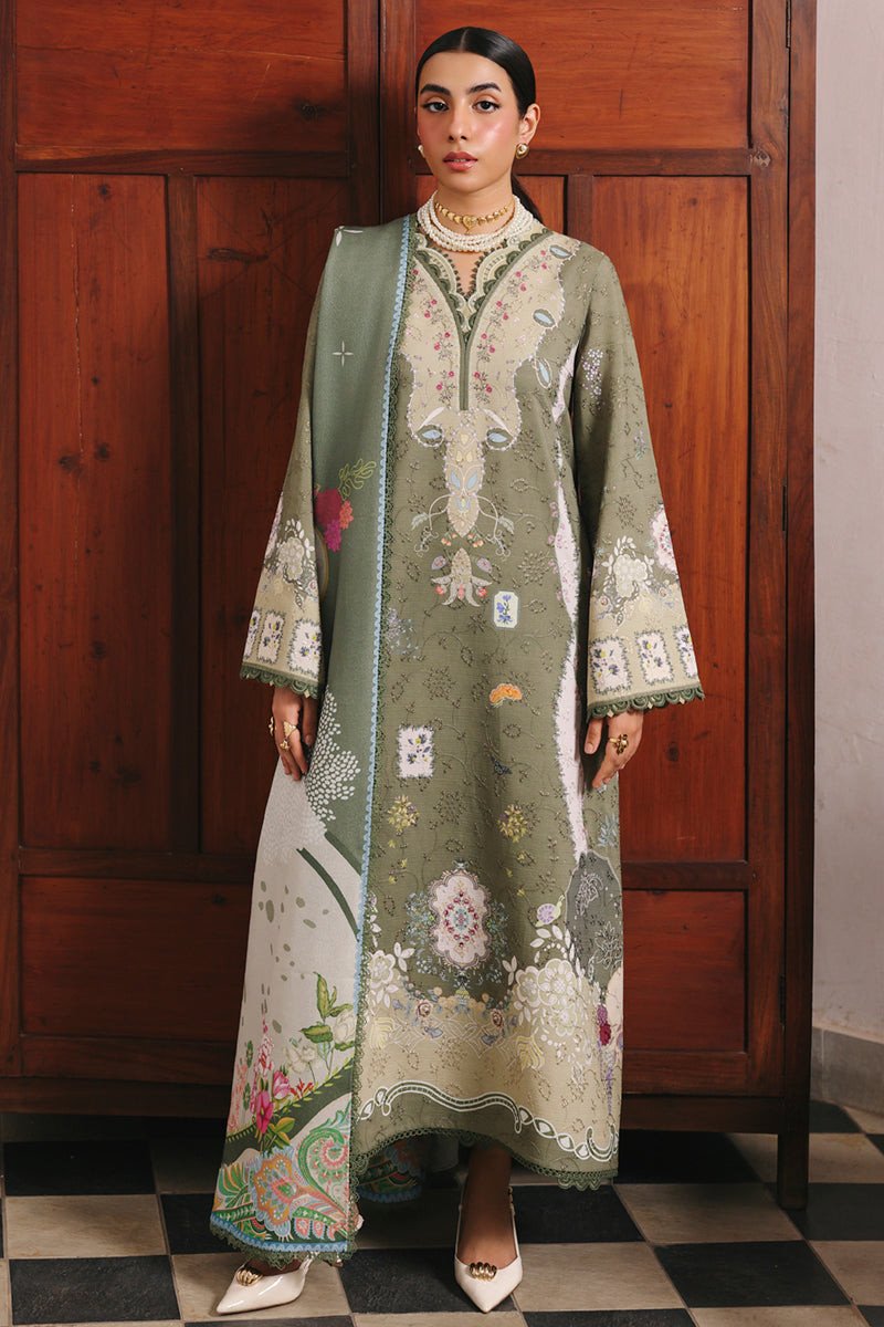 Qalamkar Qprints Unstitched 3pc | QW-09 (A) KHANZA