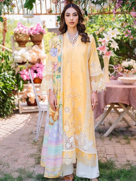 Manara Liliana ML-04 Luxury Lawn '23 Dress Collection in Bangladesh