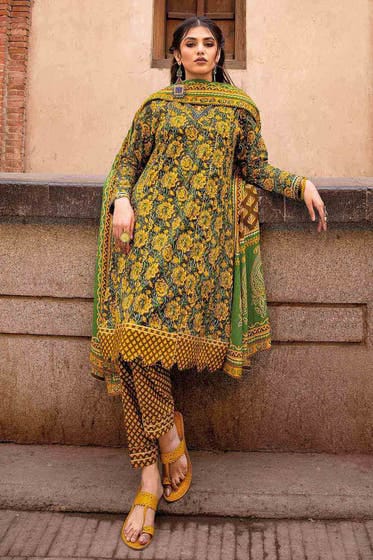 Gul Ahmed unstitched printed lawn CL-32449A 3PC at Shelai