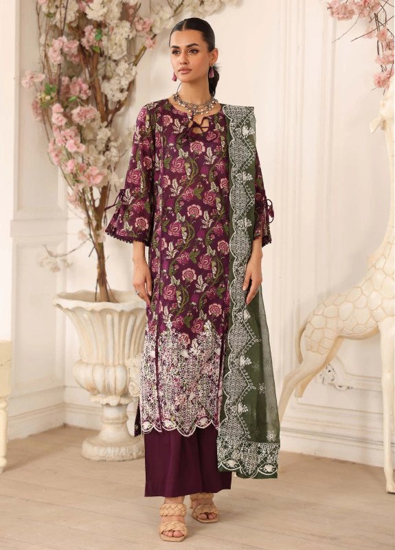 Johra Afseen Unstitched Collection | JH-1019