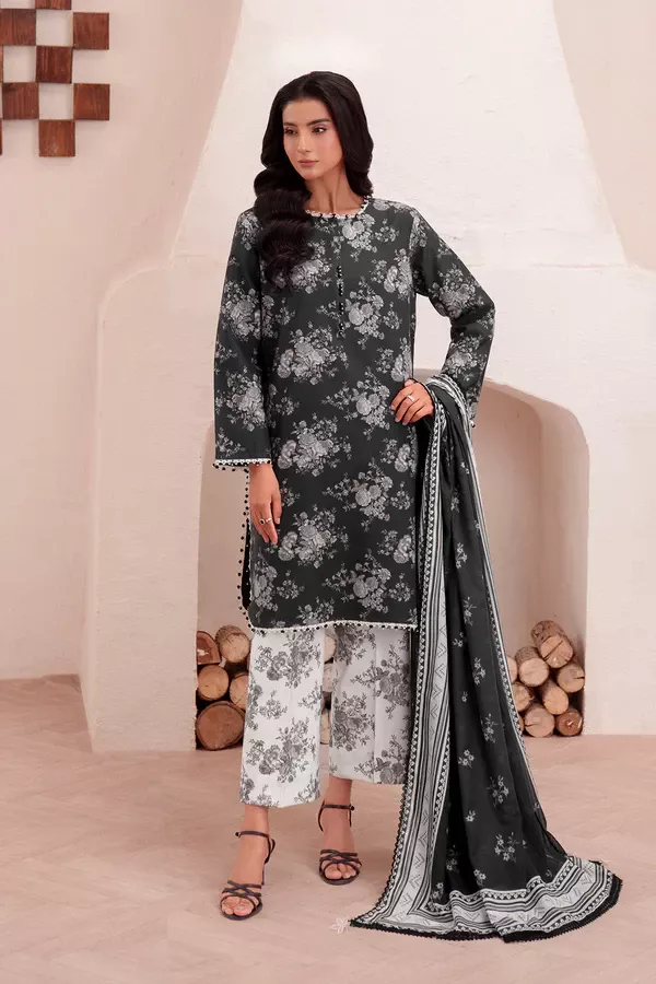 SO KAMAL Printed - 3 Pc Lawn Suit | DPL 4730