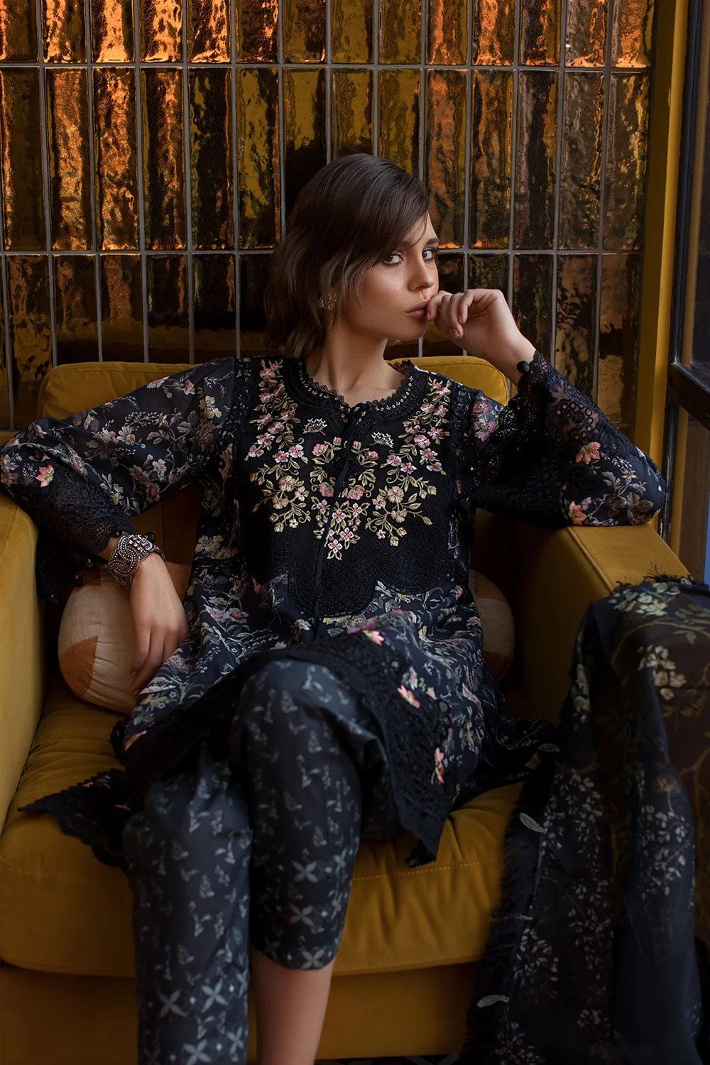 Sobia Nazir Vital 3B Lawn Collection 2024 | SHELAI8206