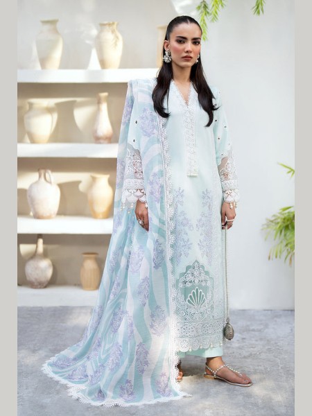 SAAD SHEIKH MERAKI LUXE LAWN UNSTITCHED 3PCS