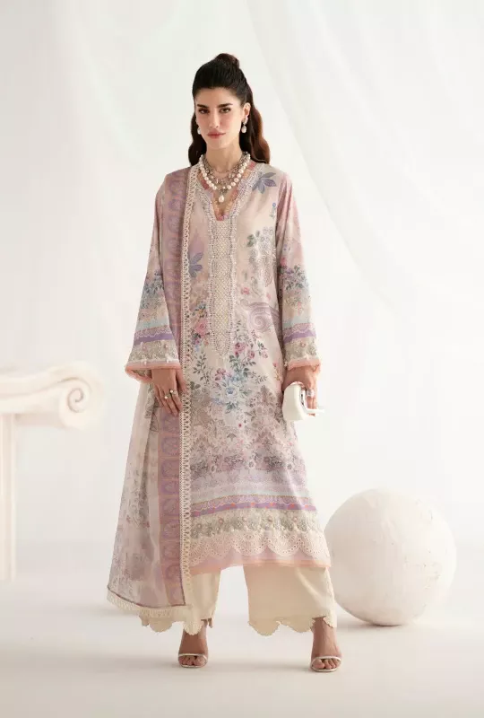 Garden Whisper | Unstitched 3pcs | ROSIRA