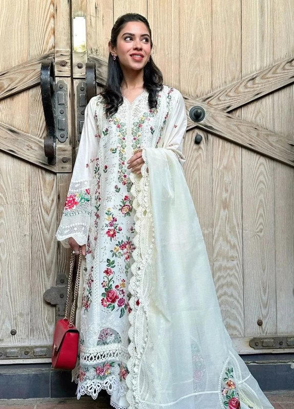 Kalani by Republic Womenswear Embroidered Lawn Suits Unstitched | SHELAI26062