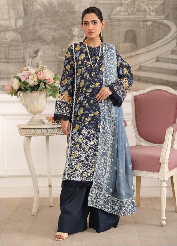 Johra Afseen Unstitched Collection | JH-1012