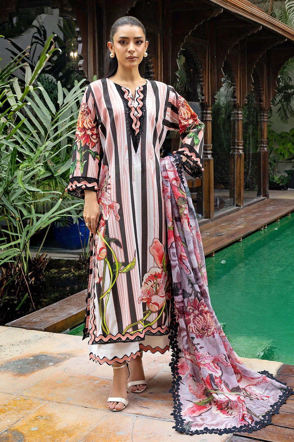 GulAhmed Unstitched Collection | PC-52004