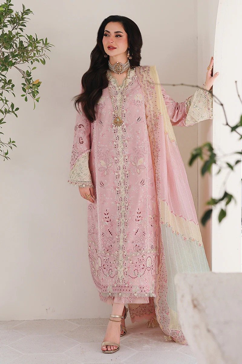 Qalamkar Sahil Unstitched 3pc | HANIYA