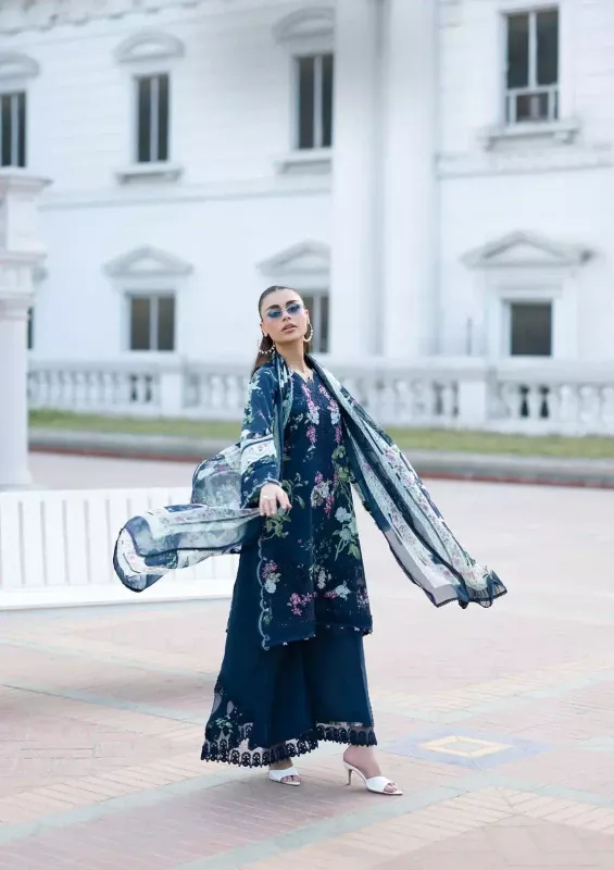 Elaf Premium Signature Unstitched Printed Lawn 2026 | SHELAI26082828