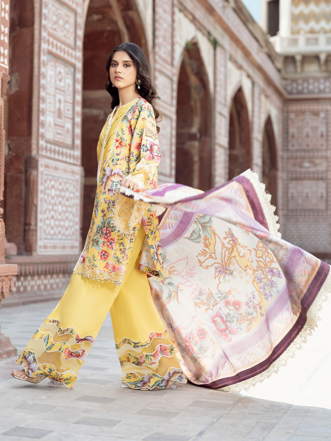 Bin Ilyas Naqsh Unstitched Lawn Exclusive Collection | D11