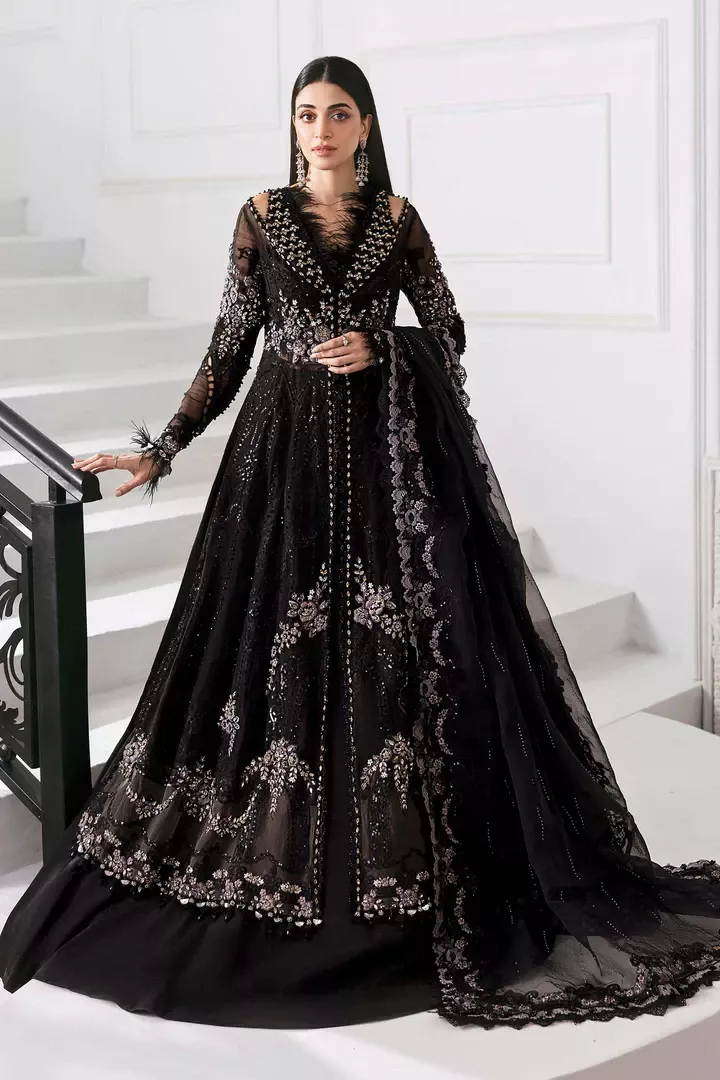 Unstitched Embroidered Organza 3 Pc in Bangladesh | Maria.B. D-04