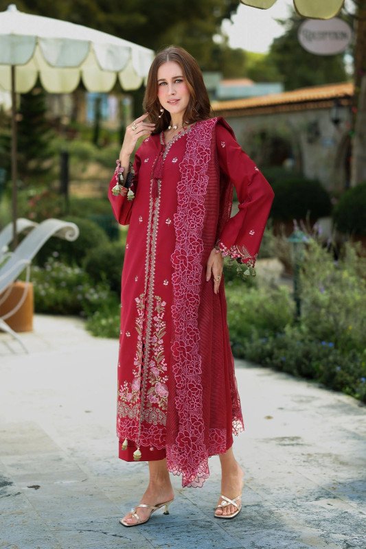 Raaya Luxury Embroidered Lawn | Grace | SHELAI26082842
