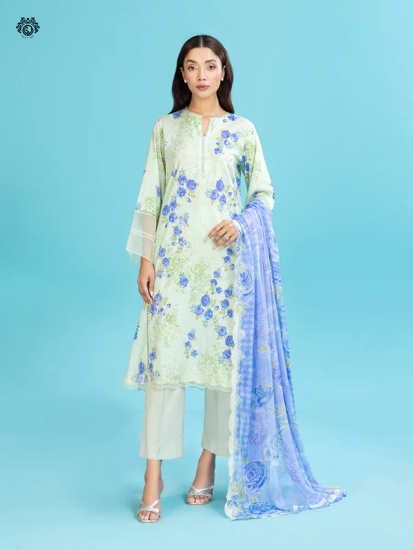 MORJA Unstitched Embroidered 3 pc | GMJ-A5