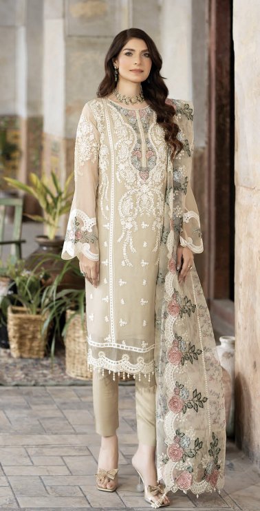 Noor's Shibra Unstitched Collection | D-03