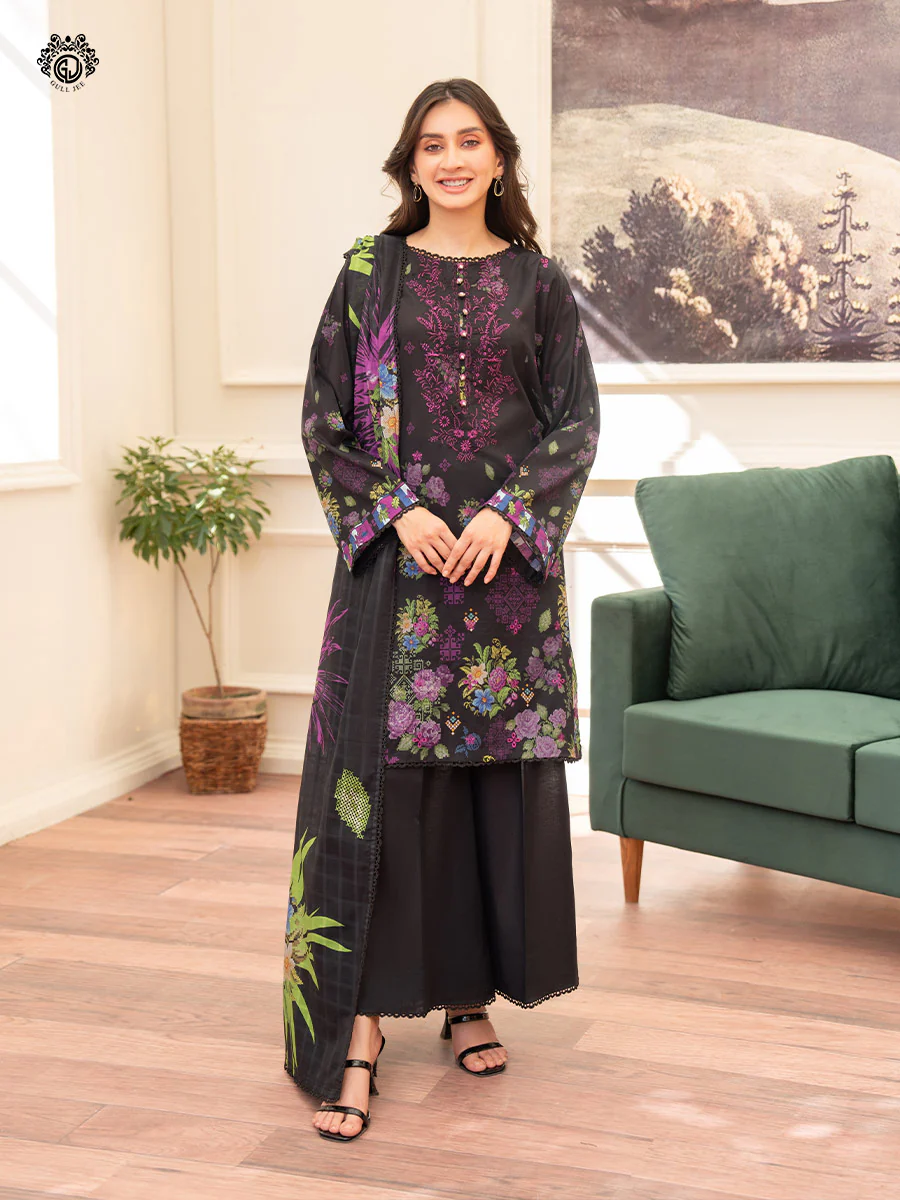 KROMA 3pc Lawn Embroidered Collection GU-KRM2401-10