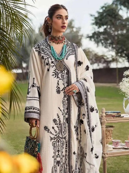 Nilofer Shahid Royal Legacy Luxury Lawn 2023 Collection at Shelai