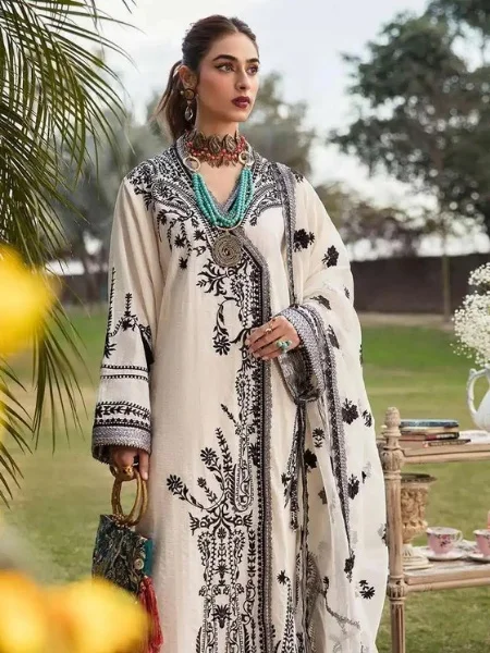 Nilofer Shahid Royal Legacy Luxury Lawn 2023 Collection at Shelai