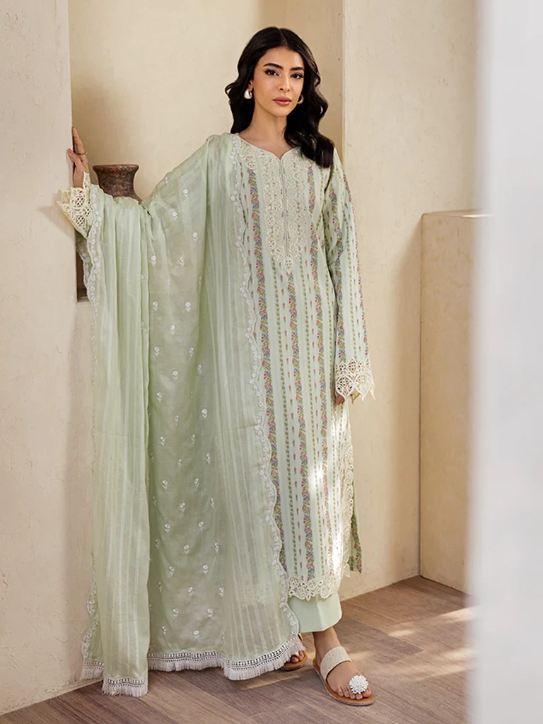 Rajbari Amari Embroidered Lawn | Amari Jacquard - 10