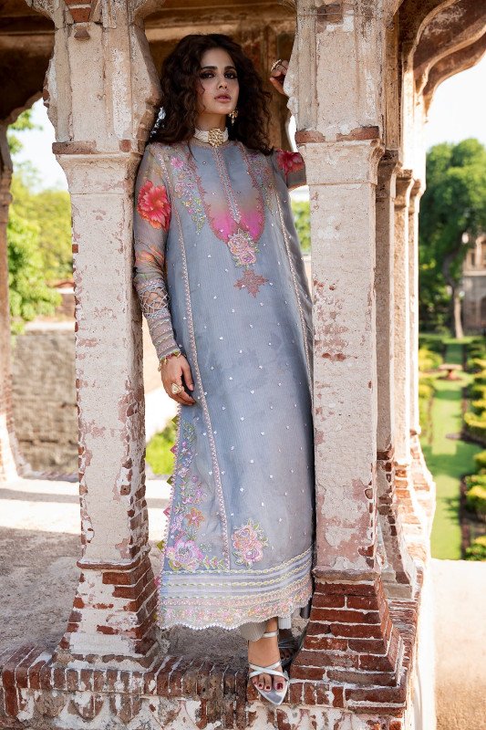 Charizma VASAL Luxury Chiffon Collection | Unstitched Printed Lawn Collection | SHELAI26081745