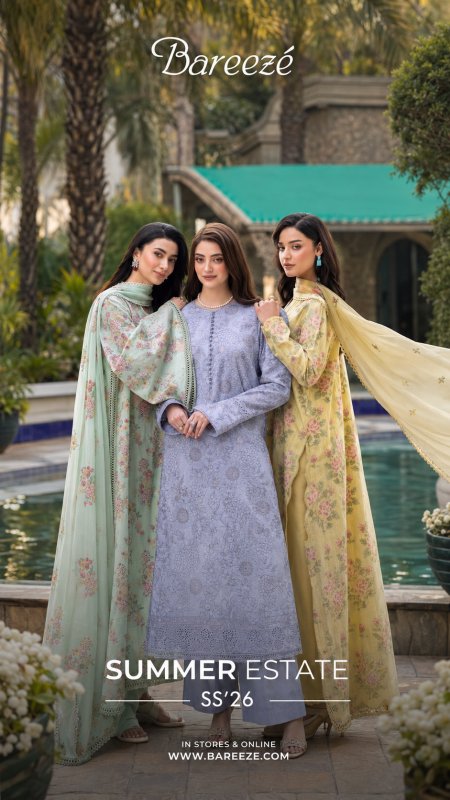 Breeze Unstitched Lawn '26