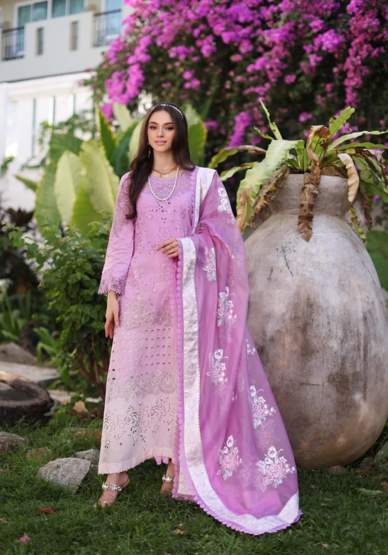 Noor By Saadia Asad - Luxury Chikankari Lawn | 9A