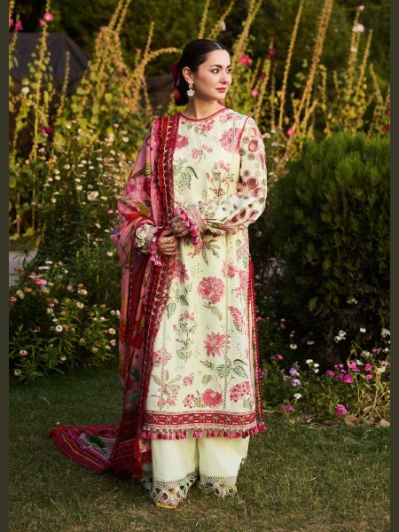 HUSSAIN REHAR GLEAM SS LAWN 24 UNSTITCHED 3PCS COLLECTION