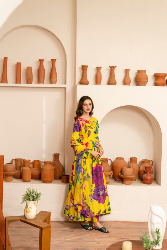 Feathers Unstitched Premium Lawn Collection 25 | ELMIR-FT453