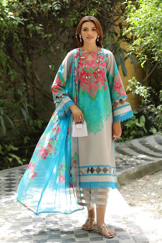 Charimza C Prints Printed Lawn Vol 01 | CP5-02