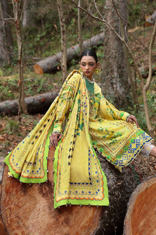 ZAHA Lawn 2024–Unstitched Exclusive Collection | DAHLIA SHELAI25600