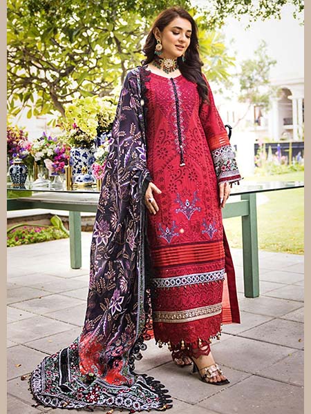 Al Zohaib  - D10 - Mahiymaan Luxury Lawn Eid Collection 2023