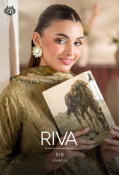 Gulljee's RIVA Unistitched Lawn Collection Lawn 25