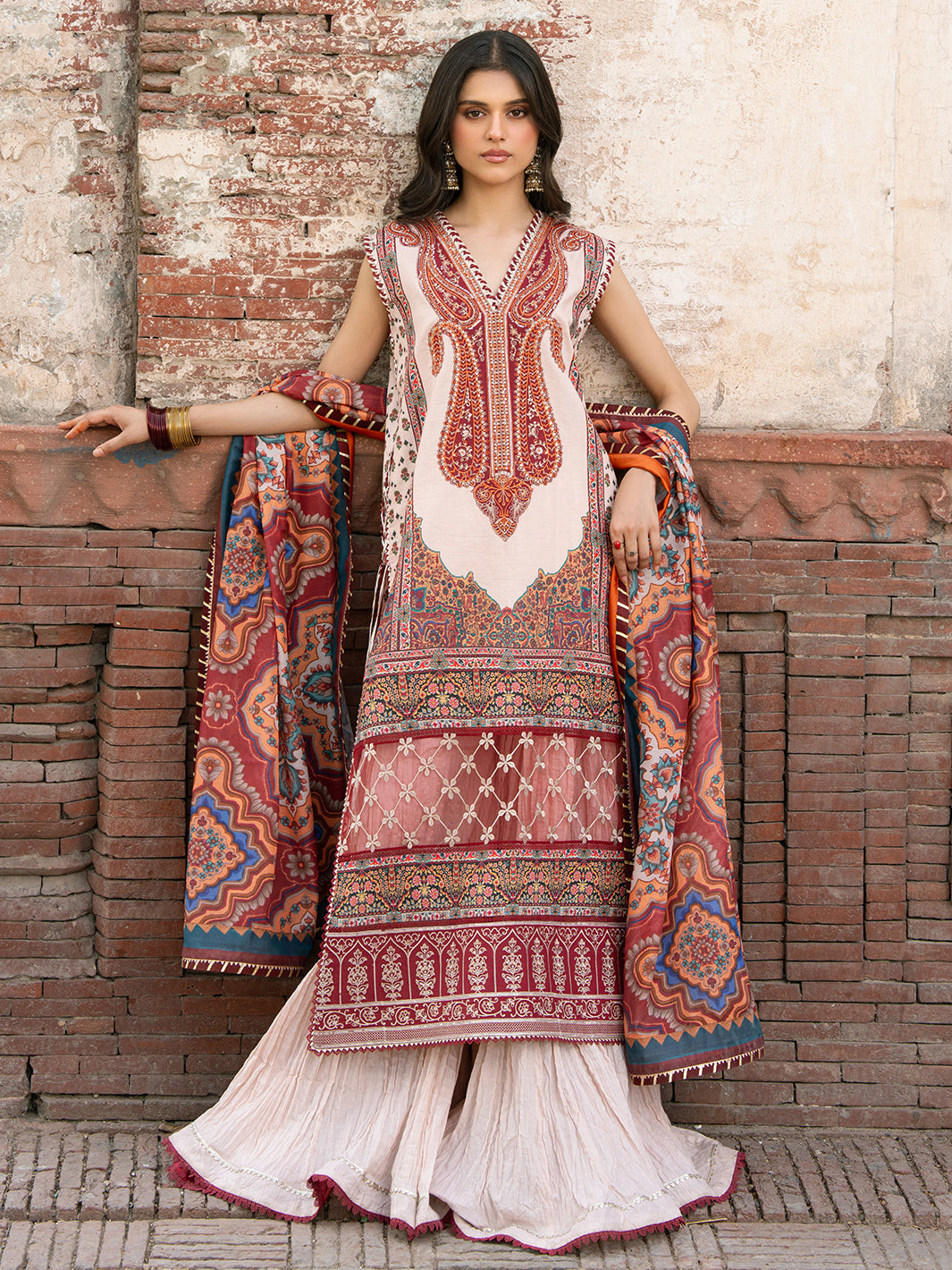 Bin Ilyas Naqsh Unstitched Lawn Exclusive Collection | D19