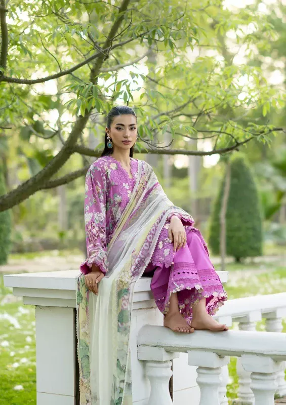 Elaf Premium Signature Unstitched Printed Lawn 2026 | SHELAI26082840