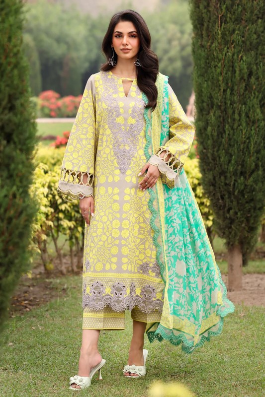 Charizma Rang-E-Bahar CRB5-10 Embroidered Lawn with Chiffon Dupatta and Trouser