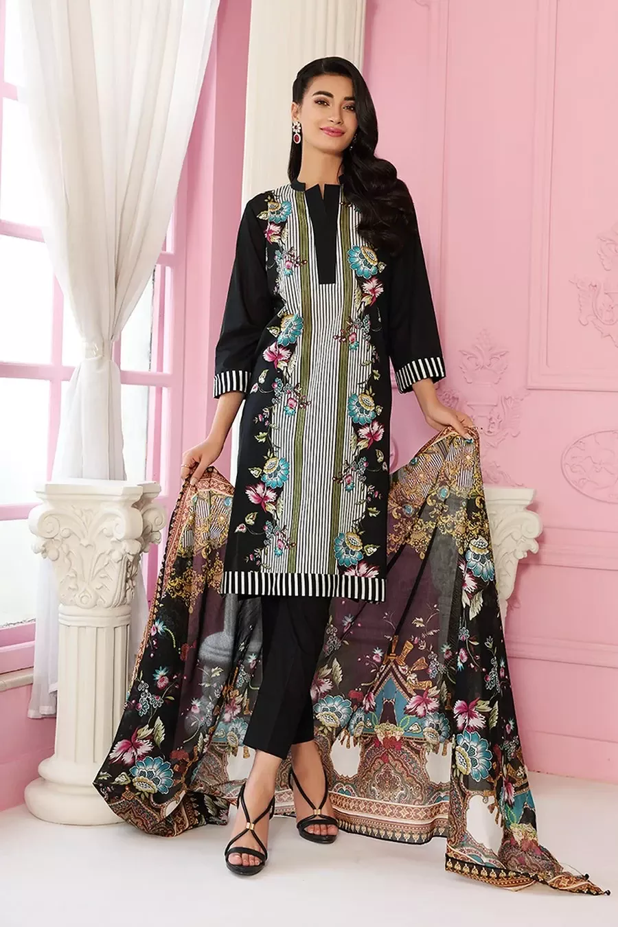 Nishat Unstitched Lawn 25 | 42101554 | SHELAI89351