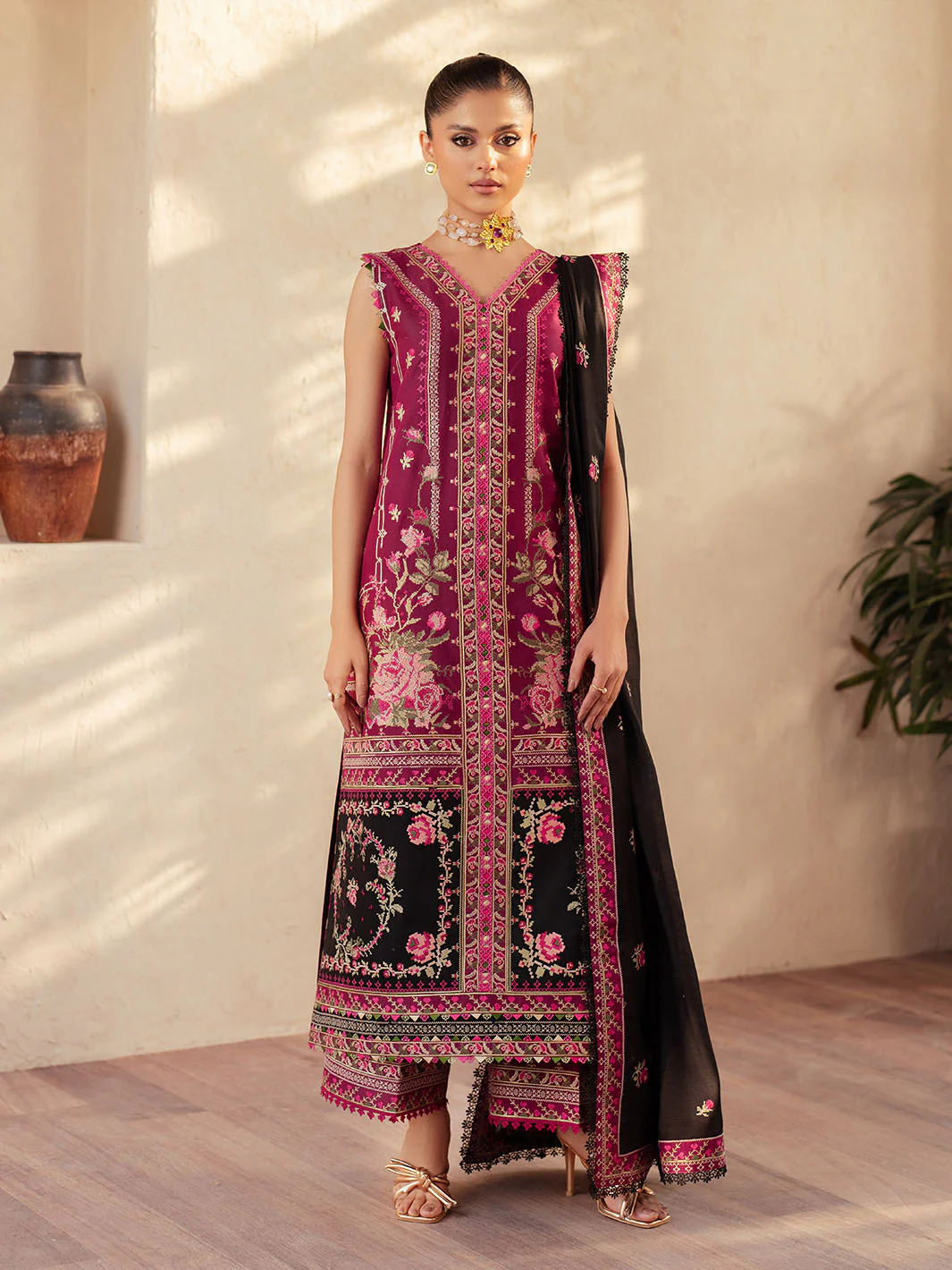 BINILYAS Mehroze 3 PC LAWN | 95 - A