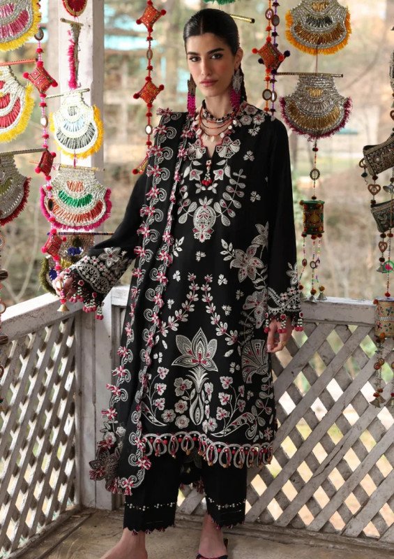 Lawn - Zaha - Unstitched Lawn 25 - AABROO | SHELAI25683