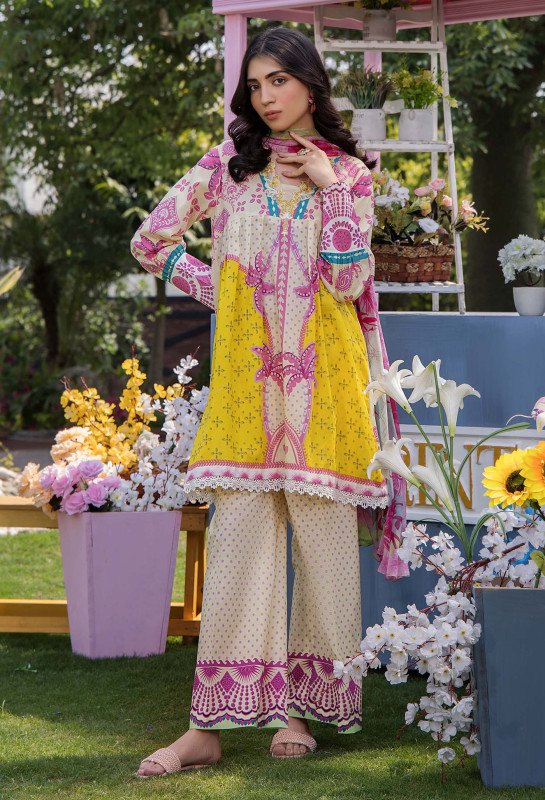 Za Clothes Za Prints Unstitched Collection 25 | PRINTS 2020 D-1
