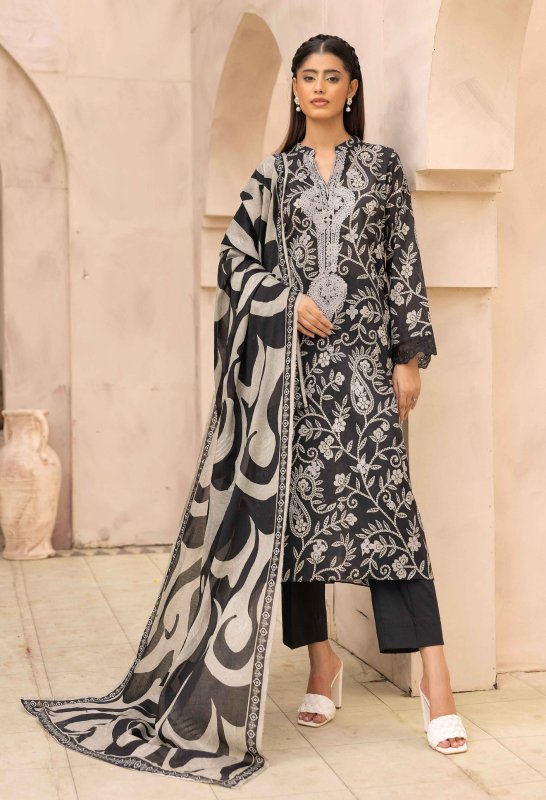 Nur Embroidered and Printed Lawn Collection | MP- 42