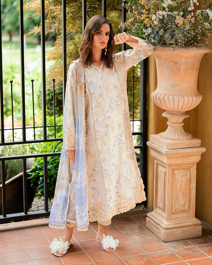 Roheenaz by Summer Reverie Unstitched Collection 25 | Celestra RUNSS250407A