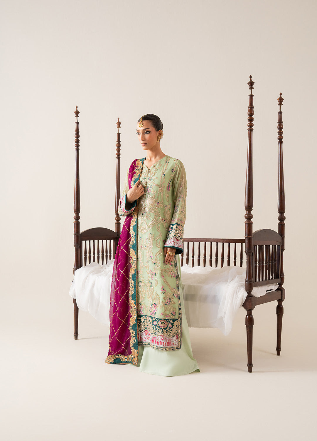 Freesia Embroirdered Chiffon Unstitched Collection 25 | COSETTE - FS50135