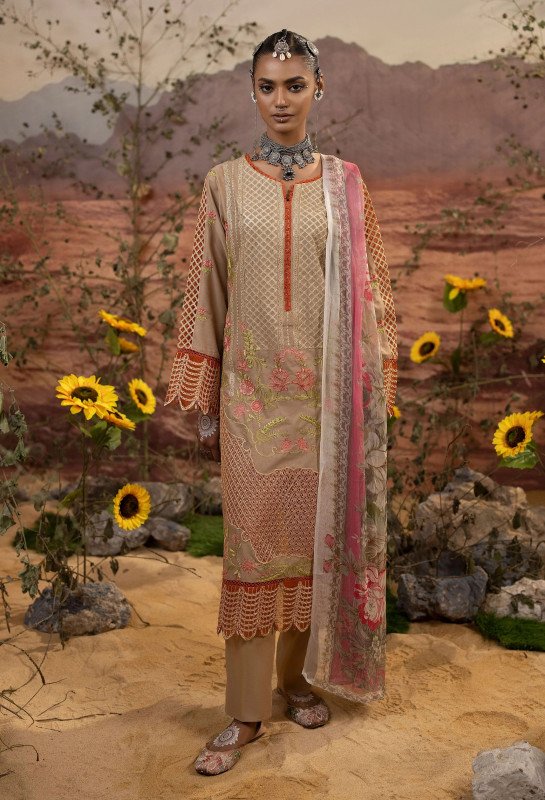 Adan's Libas Signature Embroidered Lawn I SHELAI8210