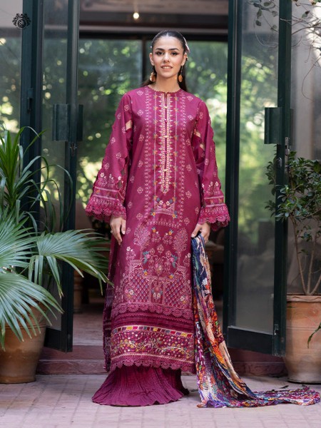 MORJA GMJ2404A4 LUXE LAWN UNSTITCHED ''24 COLLECTION BY GULLJEE