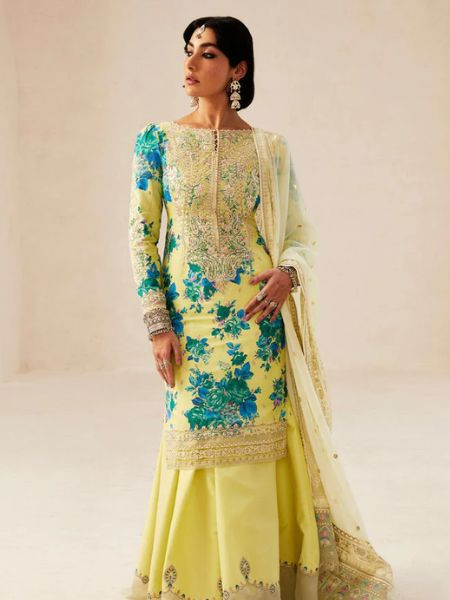 Zara Shahjahan - Spring Summer Lawn Collection 2024 - D-13A Phool Kari