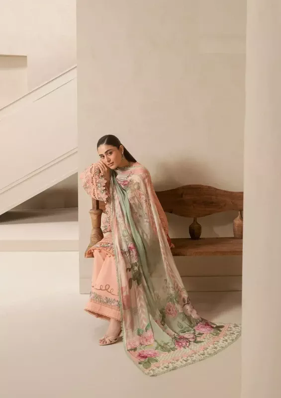 E-CRAFT by Elaf Premium Unstitched Printed Lawn 2026 | SHELAI26082509