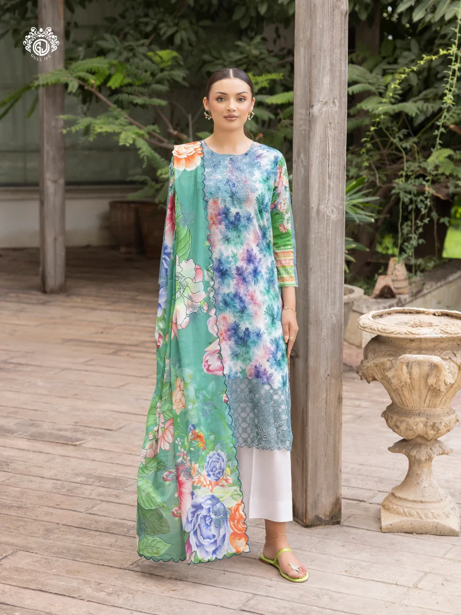 MAHAJAL | Unstitched 3piece | GMHJ2513A1